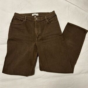 Abercrombie curve love 90’s straight jeans